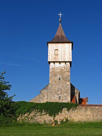 St. Martin church near Kozojedy, Czech republicの写真素材
