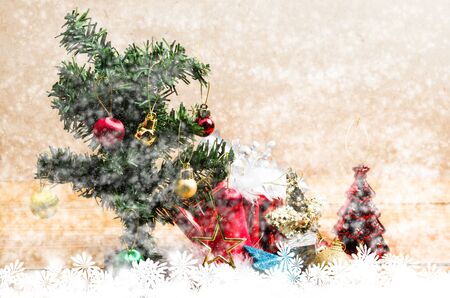 abstract background of christmas, snow for decorate  christmast day which international eventの写真素材