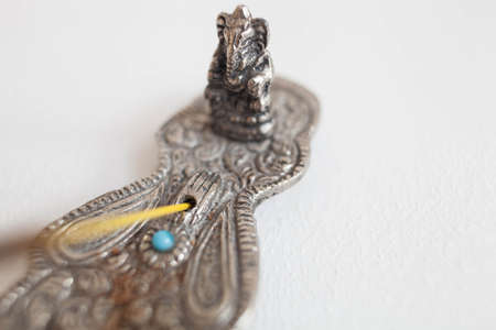 Stand for incense with Ganesha