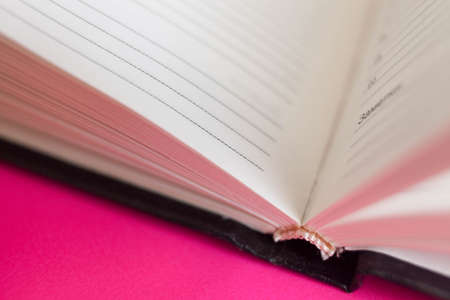 A large number of diaries and notebooks.の写真素材