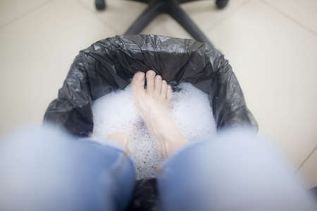 water bath for a pedicureの写真素材