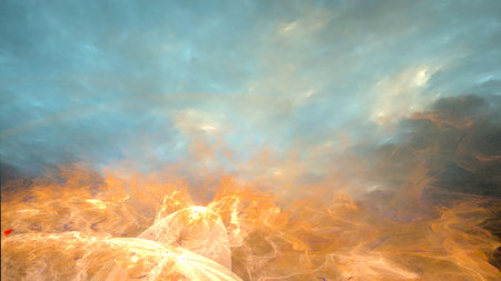 Awesome Abstract Fractal Digital Pictures.の写真素材