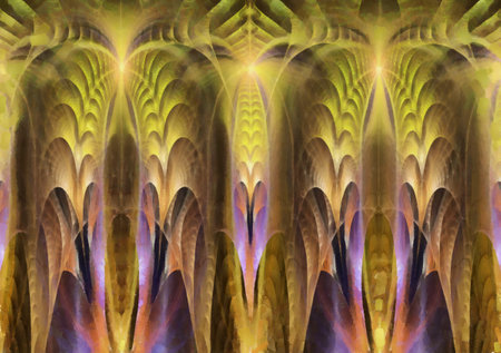 Awesome Abstract Fractal Digital Pictures.の写真素材