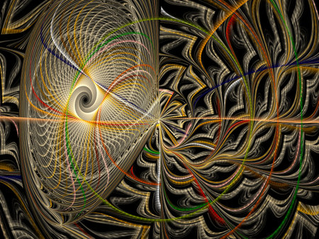 Abstract Fractal Worldの写真素材
