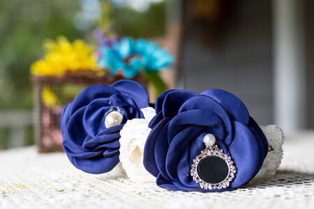 Garter Wedding Flowers Ceremonial garmentの写真素材