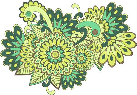 Paisley decoration elementのイラスト素材