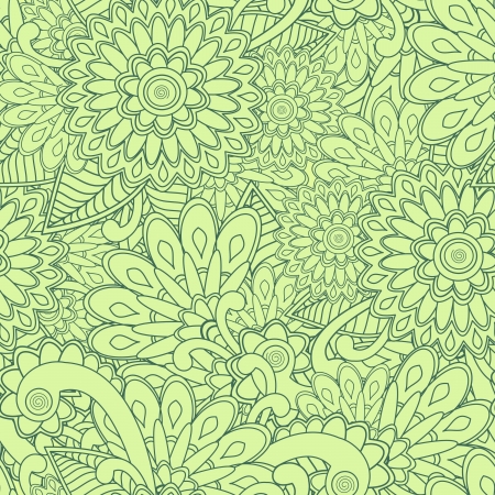 Seamless paisley patternのイラスト素材