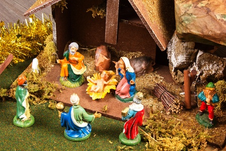 Nativity and christmas dayの写真素材