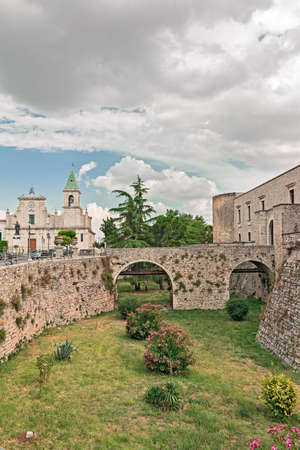 bridge of castle aragonese of Venosa in Basilicata