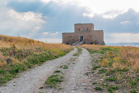 Castle Monteserico in Genzano di Lucaniaのeditorial素材