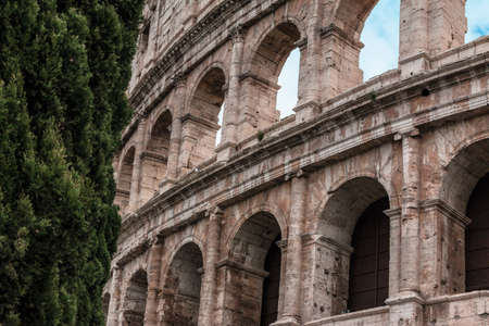 detail of colosseumの写真素材