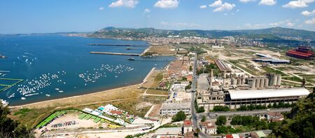 views of the former industrial area of Bagnoliの写真素材