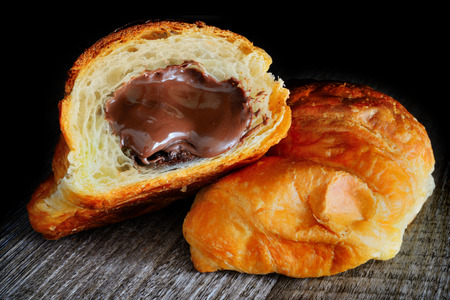 cornetto soft and sweet cream chocolate giandujaの写真素材
