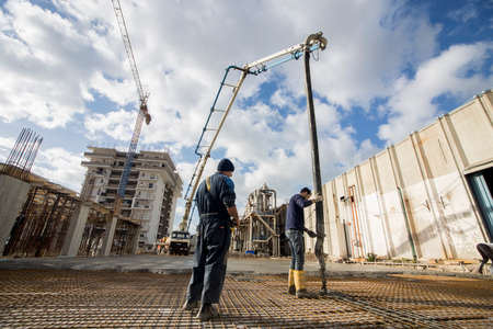 places and moments of a construction siteのeditorial素材