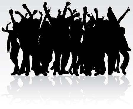 People silhouettesのイラスト素材