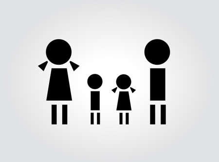 Family conceptのイラスト素材