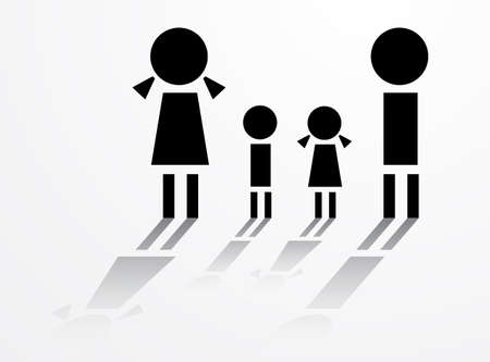 Family conceptのイラスト素材