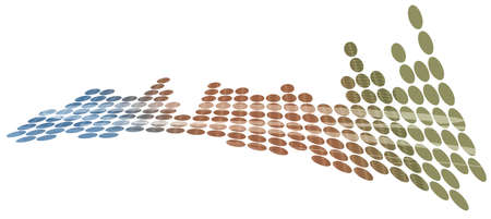 Circles backgroundのイラスト素材