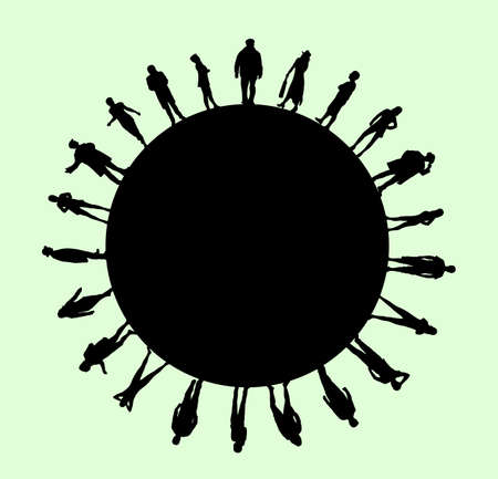 Around the worldのイラスト素材