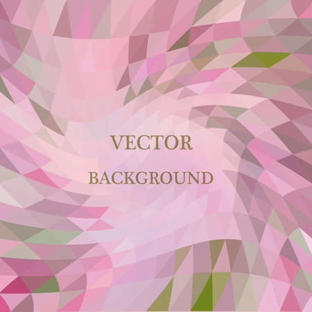 Pink polygonal illustration, which consist of triangles. Geometric background in Origami style with gradient.のイラスト素材