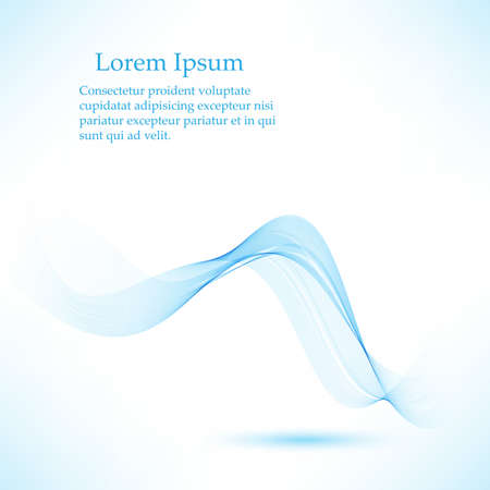 Abstract vector background, transparent waved lines for brochure, website, flyer design.のイラスト素材
