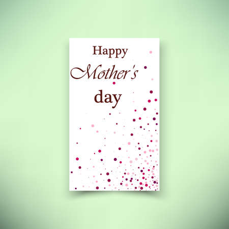 White banner with pink glitter on a pale green background. Discounts, sale, greeting card, banner, suitable for holidays: March 8, womens day, poster for spring, birthday.のイラスト素材