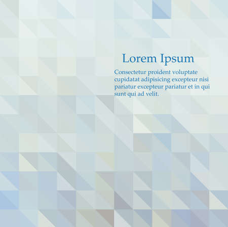 Blue vector abstract mosaic background. Geometric illustration in Origami style with gradient. Brand new style for your business design.のイラスト素材