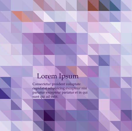 Multicolor purple, pink polygonal illustration, which consist of triangles. Geometric background in...