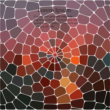 Abstract repeating geometric background with chaotic texture. Irregular pattern of blocks.のイラスト素材