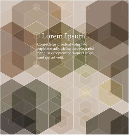 Vector hexagons background. Geometric pattern. Abstract vector with colorful hexagonal honey combsのイラスト素材