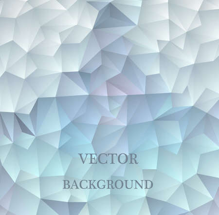 Abstract geometric background with transparent triangles. Vector illustration.のイラスト素材