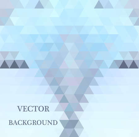 Abstract geometric background with transparent triangles. Vector illustration.のイラスト素材