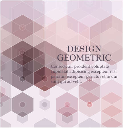 Vector technology abstract geometric background. Vector violet pink background. Vector pattern.のイラスト素材