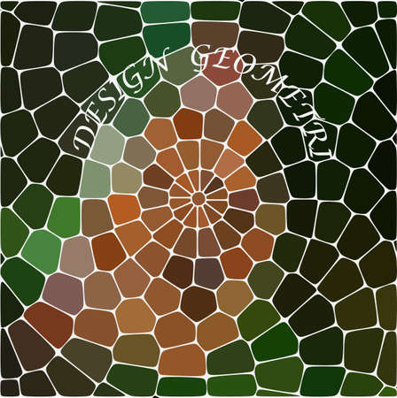 Abstract repeating geometric background with chaotic texture. Irregular pattern of blocks.のイラスト素材