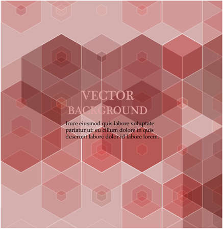 Low polygon background with copy-space, Abstract grey and red geometric corporate design background .のイラスト素材