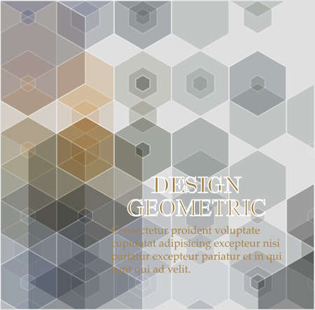 Digital technology background. Geometric abstract background with hexagons.のイラスト素材