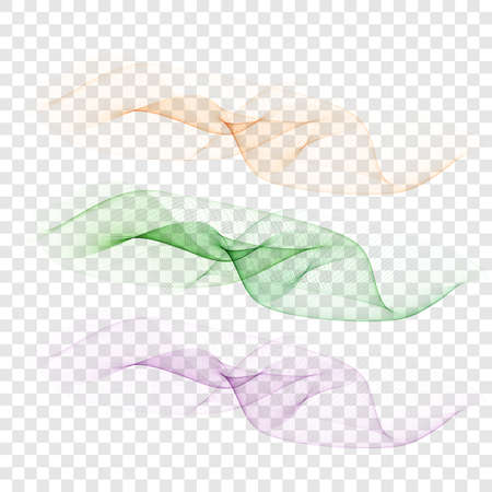 Wavy design element. Decor for brochure, banner, flyer. Fluid, color wave, curve line.のイラスト素材