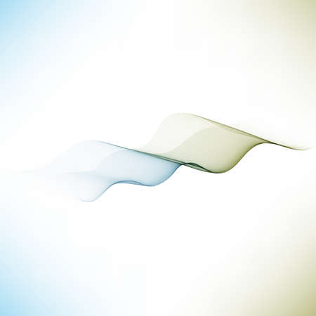 Abstract vector background, blue and green waved lines for brochure, website, flyer design.のイラスト素材