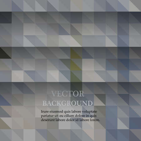 Vector background abstract polygon triangle. Gray triangles. Polygonal design for your web site.のイラスト素材