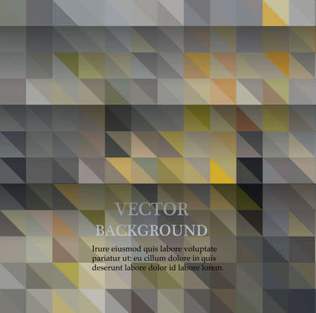 Vector background abstract polygon triangle. Gray triangles. Polygonal design for your web site.のイラスト素材