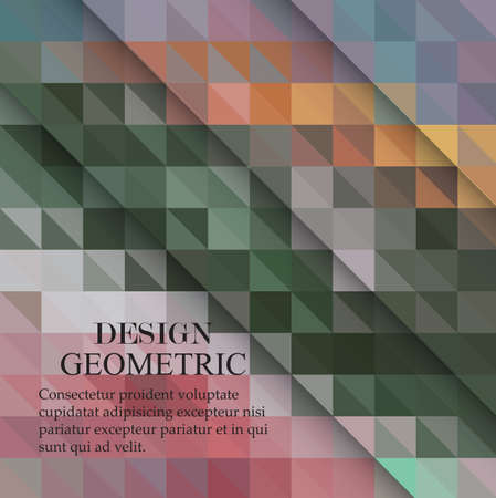 Light Pink, Green vector polygon abstract background. Polygonal design for your web site.のイラスト素材