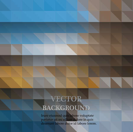 vector geometric abstract background with triangles and linesのイラスト素材