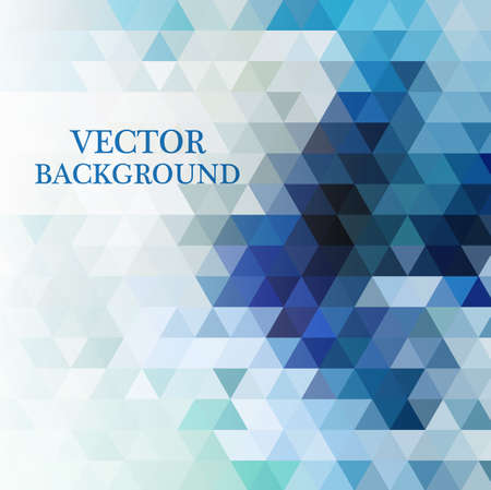 Abstract geometric background with transparent triangles. Vector illustration.のイラスト素材