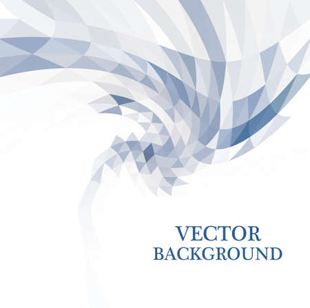Abstract geometric background with transparent triangles. Vector illustration.のイラスト素材