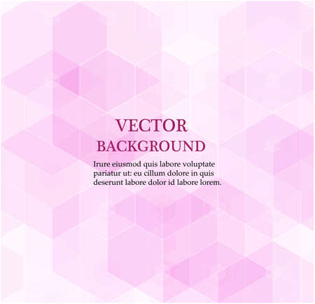 Pink polygonal illustration, which consist of hexagons. Polygonal design for your business.のイラスト素材