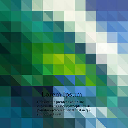 Vector illustration Abstract template brochure design with geometric triangular backgroundのイラスト素材