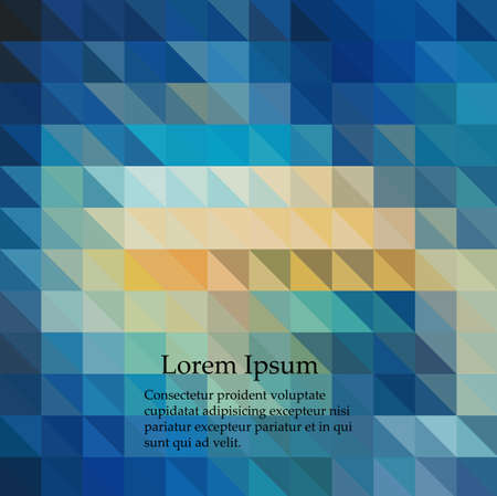 Blue Light Polygonal Mosaic Background, Vector illustration, Business Design Templatesのイラスト素材