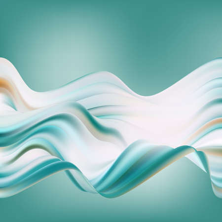 abstract background luxury blue cloth or liquid wave or wavy folds of grunge silk texture satin...