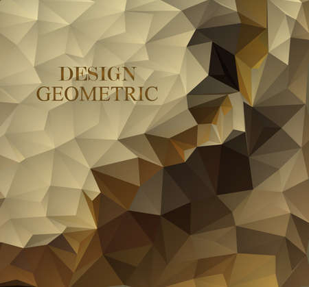 Brown vector geometric background for cover design, book design, website background.のイラスト素材