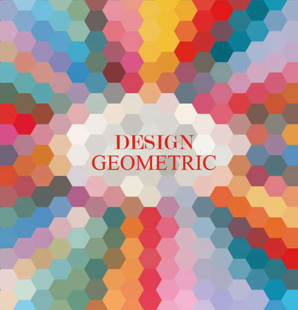 Multicolor polygonal illustration. Geometric background in Origami style with gradient. Rainbow, spectrum image.のイラスト素材